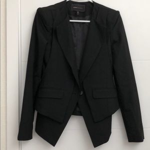 BCBG Maxazria unique black blazer